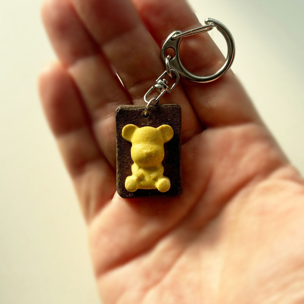 COFFEE STONE キーホルダー(クマ Rectangle)