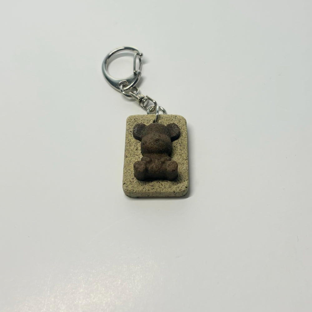 COFFEE STONE キーホルダー(クマ Rectangle)