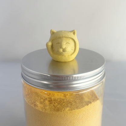 招き猫だるま｜みかん皮