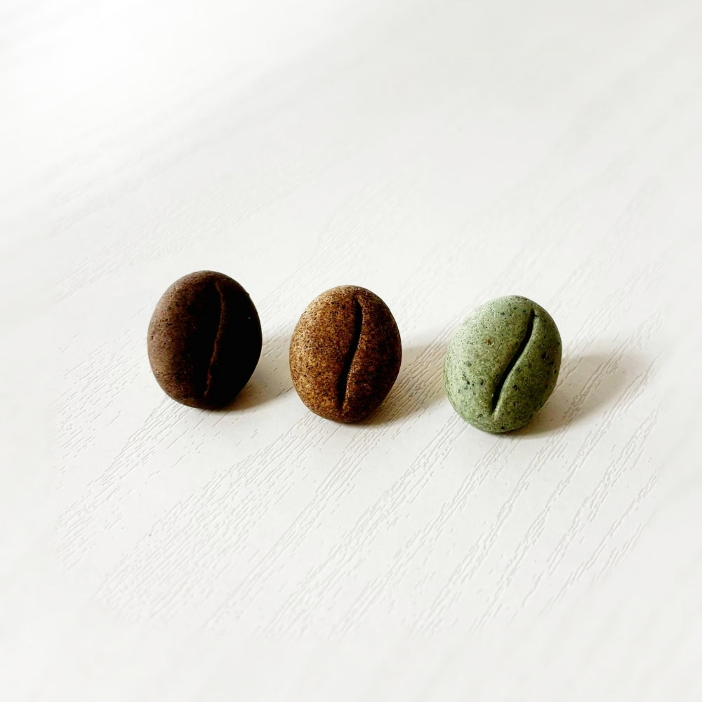 COFFEE STONE Pin Badge - Bean