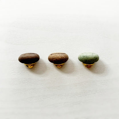 COFFEE STONE Pin Badge - Bean