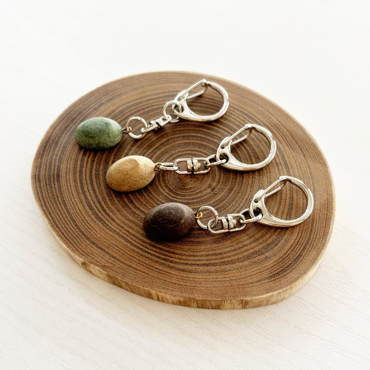 COFFEE STONE Key Ring - Bean