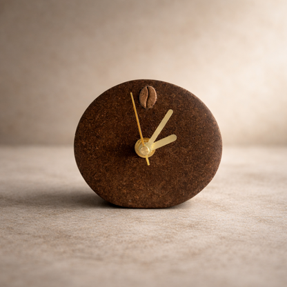 COFFEE STONE Oval Clock｜空間のアクセント