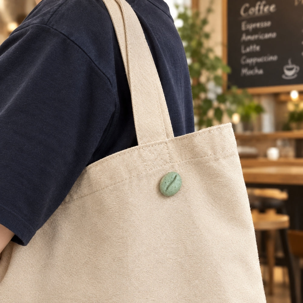 COFFEE STONE Pin Badge - Bean